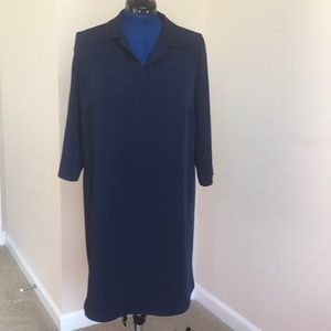 Spense Navy blue dress with silver buttons Size 2